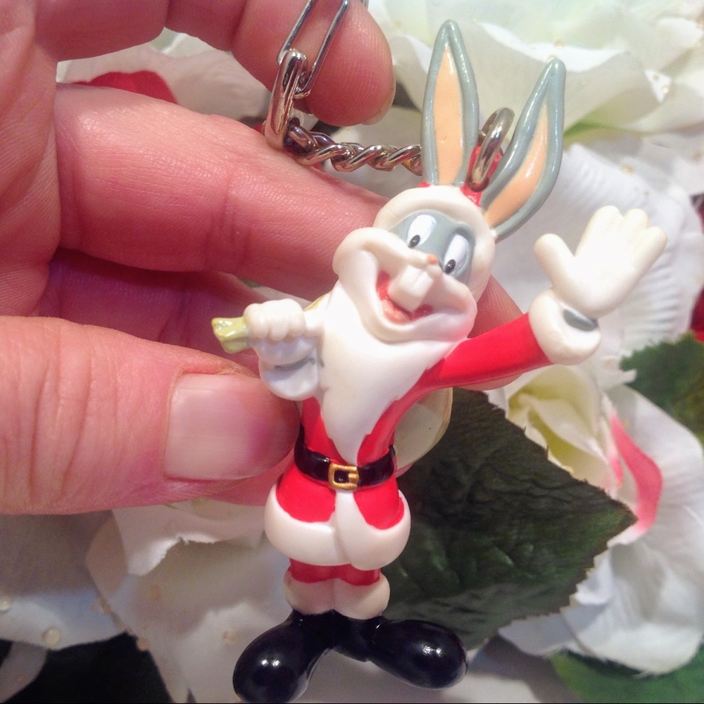 Keychain Bugs Bunny Santa
